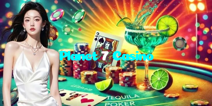 Planet 7 Casino casino presented on mobile device in Pakistan with slots and live games